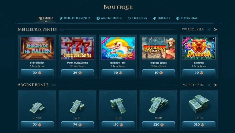Slotuna Casino boutique